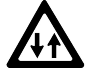 Sticker Custom Preview Image #111895 Road Signs Road Signs Two Way Traffic09