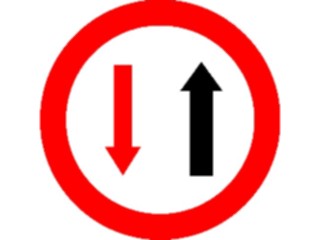Sticker Custom Preview Image #111897 Road Signs Road Signs Two Way Traffic11