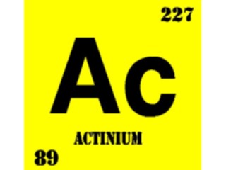 Sticker Custom Preview Image #111978 Science Chemical Elements Actinum