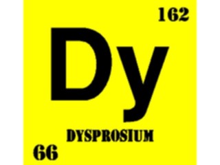 Sticker Custom Preview Image #112002 Science Chemical Elements Dysprosium