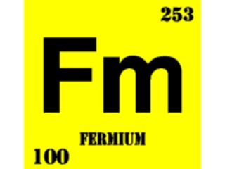 Sticker Custom Preview Image #112006 Science Chemical Elements Fermium