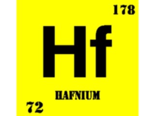 Sticker Custom Preview Image #112013 Science Chemical Elements Hafnium