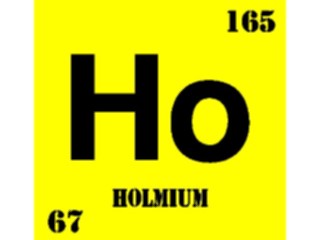 Sticker Custom Preview Image #112015 Science Chemical Elements Holmium