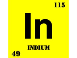 Sticker Custom Preview Image #112017 Science Chemical Elements Indium