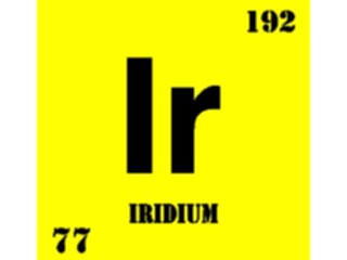 Sticker Custom Preview Image #112019 Science Chemical Elements Iridium