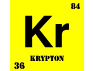 Sticker Custom Preview Image #112021 Science Chemical Elements Krypton