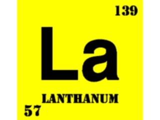 Sticker Custom Preview Image #112022 Science Chemical Elements Lanthanium