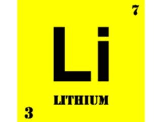 Sticker Custom Preview Image #112025 Science Chemical Elements Lithium