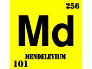 Sticker Custom Preview Image #112029 Science Chemical Elements Mendelevium