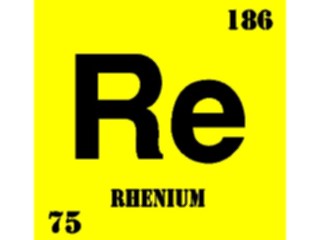 Sticker Custom Preview Image #112052 Science Chemical Elements Rhenium