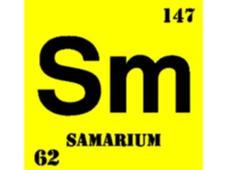 Sticker Custom Preview Image #112056 Science Chemical Elements Samarium