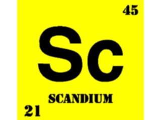 Sticker Custom Preview Image #112057 Science Chemical Elements Scandium