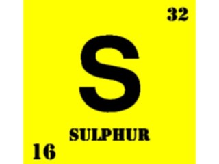 Sticker Custom Preview Image #112063 Science Chemical Elements Sulphur