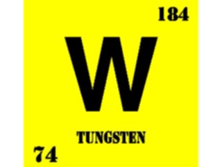 Sticker Custom Preview Image #112073 Science Chemical Elements Tungsten