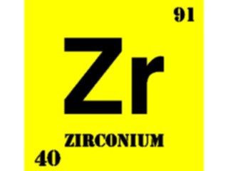 Sticker Custom Preview Image #112080 Science Chemical Elements Zirconium