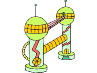 Sticker Custom Preview Image #112095 Science Fiction Alien Building14