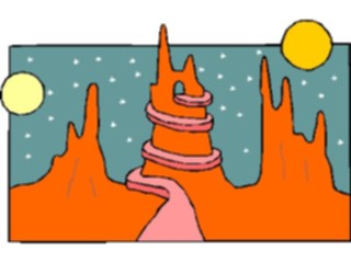 Sticker Custom Preview Image #112126 Science Fiction Alien Landscape07