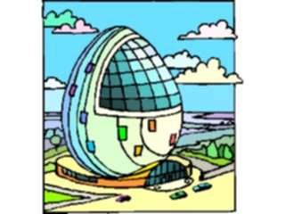 Sticker Custom Preview Image #112339 Science Fiction Building Egg1