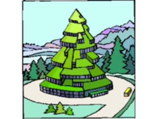 Sticker Custom Preview Image #112342 Science Fiction Building Tree