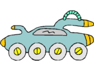 Sticker Custom Preview Image #112350 Science Fiction Car Futuristic07
