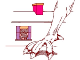 Sticker Custom Preview Image #112360 Science Fiction Claw Nextto House