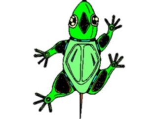 Sticker Custom Preview Image #112424 Science Fiction Frog Mechanical