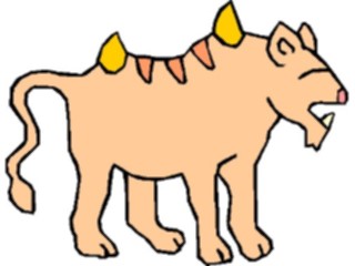 Sticker Custom Preview Image #112492 Science Fiction Horned Tiger