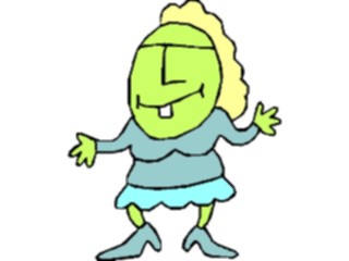 Sticker Custom Preview Image #112768 Science Fiction Mutant Female32