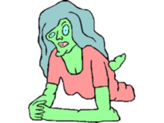 Sticker Custom Preview Image #112777 Science Fiction Mutant Female41