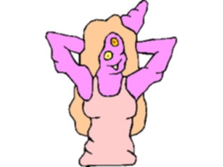 Sticker Custom Preview Image #112781 Science Fiction Mutant Female45