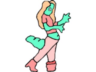 Sticker Custom Preview Image #112788 Science Fiction Mutant Female52