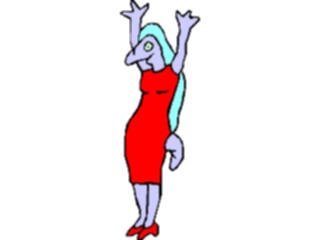 Sticker Custom Preview Image #112794 Science Fiction Mutant Female58