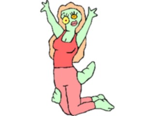 Sticker Custom Preview Image #112797 Science Fiction Mutant Female61