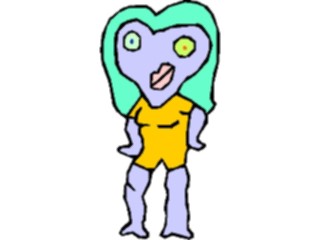 Sticker Custom Preview Image #112800 Science Fiction Mutant Female64