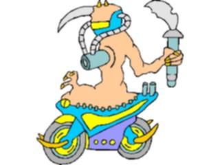 Sticker Custom Preview Image #112985 Science Fiction Mutant Warrior10