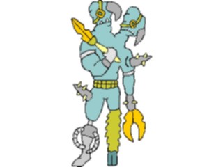 Sticker Custom Preview Image #112989 Science Fiction Mutant Warrior14