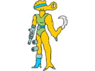Sticker Custom Preview Image #113001 Science Fiction Mutant Warrior26