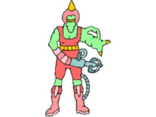 Sticker Custom Preview Image #113004 Science Fiction Mutant Warrior29