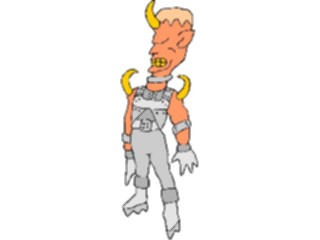 Sticker Custom Preview Image #113007 Science Fiction Mutant Warrior32