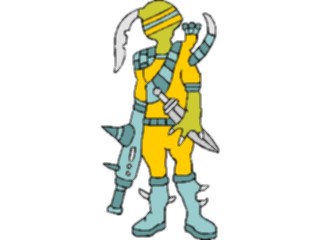 Sticker Custom Preview Image #113022 Science Fiction Mutant Warrior47