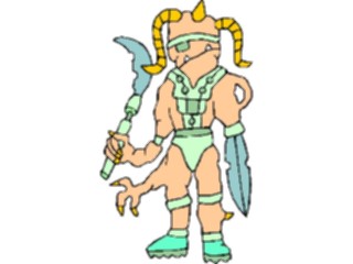 Sticker Custom Preview Image #113025 Science Fiction Mutant Warrior50