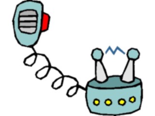 Sticker Custom Preview Image #113042 Science Fiction Radio Communicator