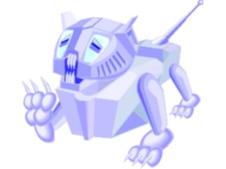Sticker Custom Preview Image #113183 Science Fiction Robot Cat