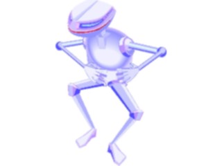 Sticker Custom Preview Image #113187 Science Fiction Robot Dancing1
