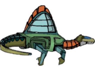 Sticker Custom Preview Image #113192 Science Fiction Robot Dinosaur
