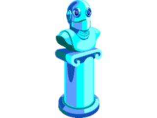Sticker Custom Preview Image #113229 Science Fiction Robot Statue