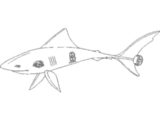 Sticker Custom Preview Image #113262 Science Fiction Shark Vehicle