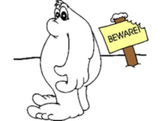 Sticker Custom Preview Image #113269 Science Fiction Snow Creature