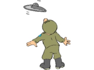 Sticker Custom Preview Image #113272 Science Fiction Soldier U F O1