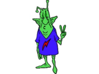 Sticker Custom Preview Image #113460 Science Fiction Space Alien Peace